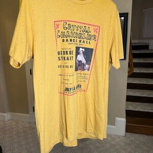 Crystal Chandelier George Strait Dancehall Yellow T-Shirt